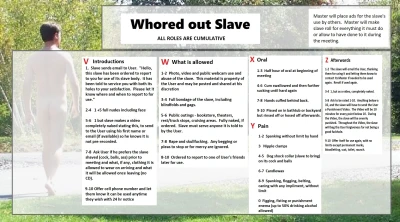 Whored Out Slave