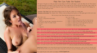 Make Him Cum: Public Sex Roulette