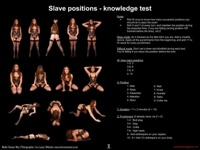 Slave positions knowledge test