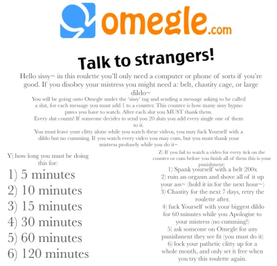 Omegle Sissy Hypno Pmv Challenge