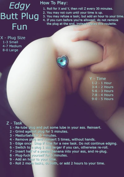 Edgy Butt Plug Fun