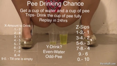 Pee drinking chance