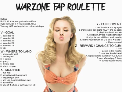 Warzone Fap Roulette