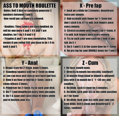 Ass to Mouth Roulette atm a2m