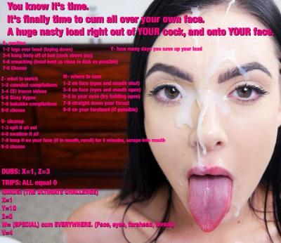 Cumslut facial