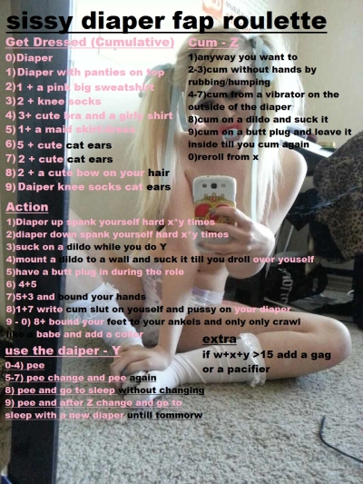 sissy diaper roulette 