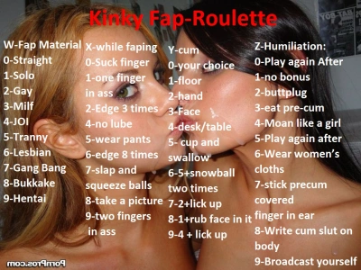 Kinky fap roulette