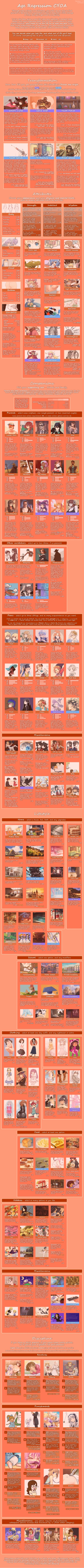 Age Regression CYOA