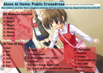 Alone At Home: Public Crossdress