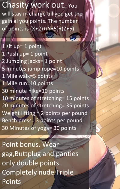  Chasity Workout