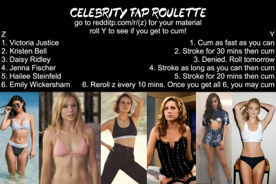 Celebrity Fap Roulette