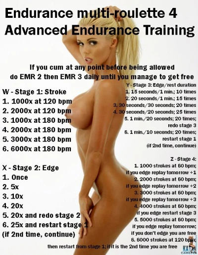 Endurance Multi-Roulette 4: Advanced Endurance Training