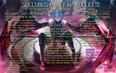 succubus pain fap roulette