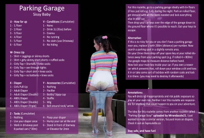 Parking Garage Sissy Baby