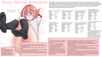 Sissy Denial Schedule