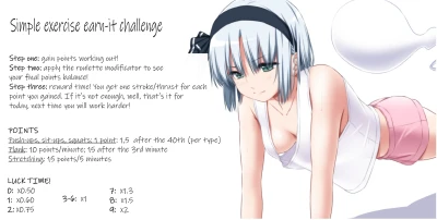 Simple exercise earnit challange