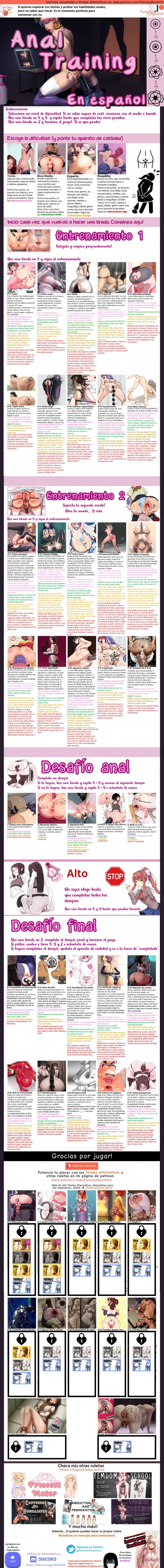 Anal Training en español