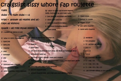 craigslist sissy whore fap roulette