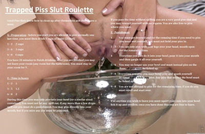 Trapped Piss Slut Roulette