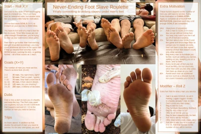 Never-Ending Slavery to Men's Feet