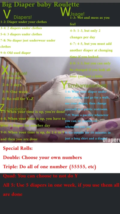 Big diaper baby roulette