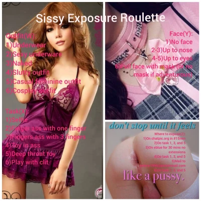 Sissy Exposure Roulette