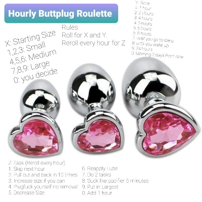 Simple Hourly Buttplug Roulette