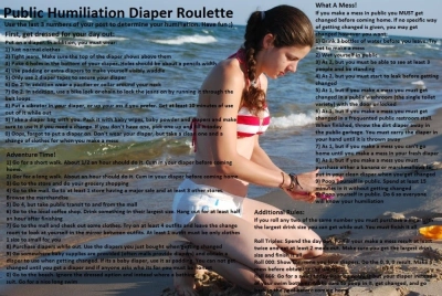 public humiliation diaper roulette