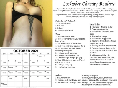 Locktober Chastity Roulette