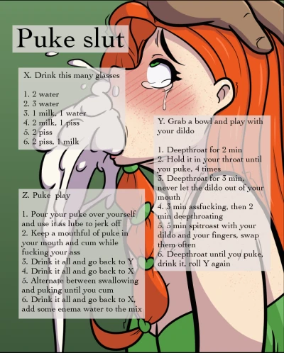 Puke slut