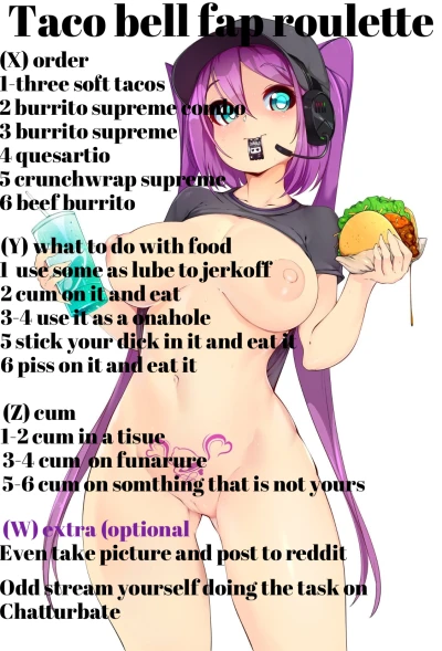 Taco Bell fap roulette 