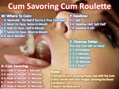 Cum Savoring Cum Roulette