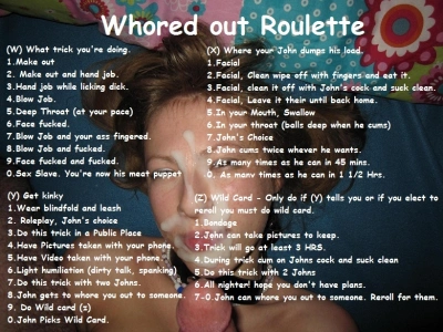 whored out roulette