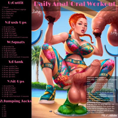 Daily Anal/Oral Workout