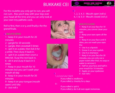 Self Facial Bukkake CEI