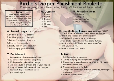 Birdie's Diaper Punishment Roulette