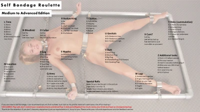 Self Bondage Roulette Medium-Advanced