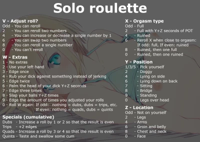 Solo roulette