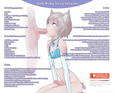 Solo Risky Sissy Session