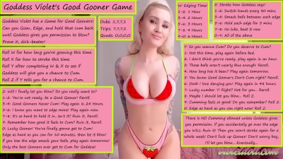 Goddess Violet's Good Gooner Game