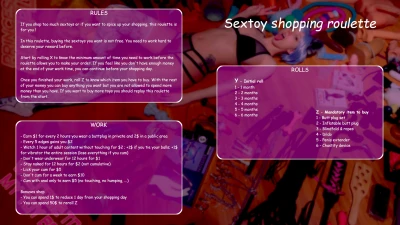 Sextoy shopping roulette