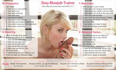 Sissy Blowjob Trainer