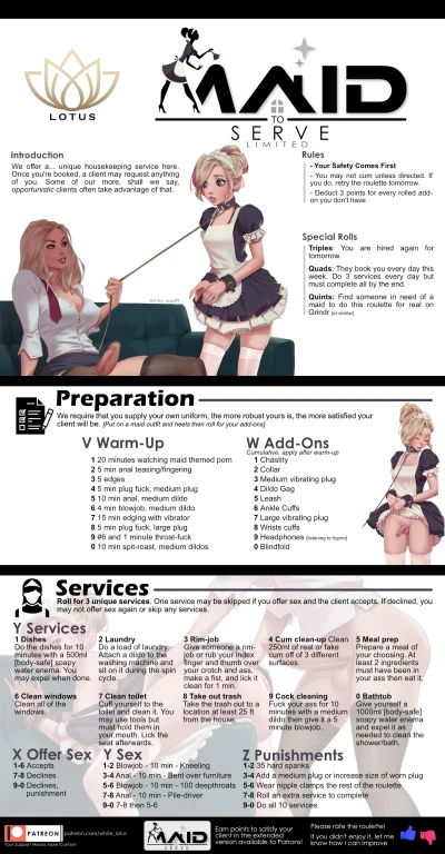 Maid to serve