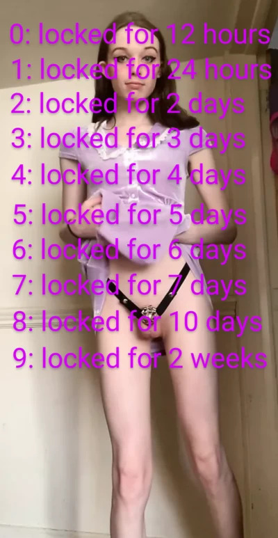 Ella's chastity roulette 