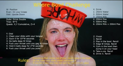 Whore Bowl Challenge