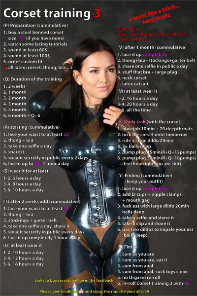 corset training 3 waist korsett