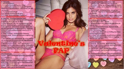 Valentine Day Special Sissy FAP tasks