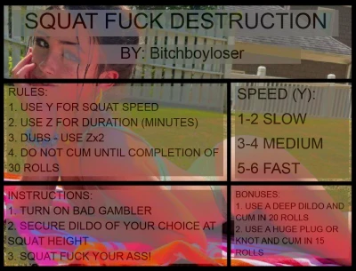 SQUAT FUCK DESTRUCTION