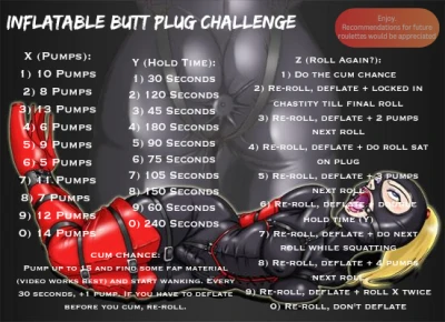 Inflatable Butt Plug Challenge