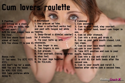 Cum lovers fap roulette